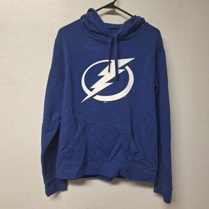 Tampa Bay Lightning Hoodie Adult Medium Blue NHL Logo Game Day Sports Team Fan